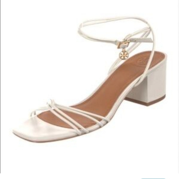 Tory Burch Mini Benton Knotted Ankle Strap Leather Sandal - Picture 4 of 5